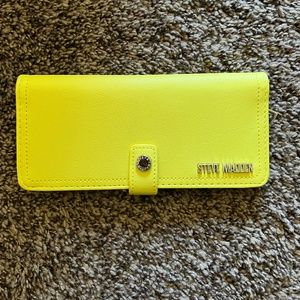 Steve Madden Yellow Wallet